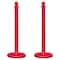 Mr. Chain Red Medium Duty Stowable Stanchion, 2PK 93705-2 - alternate 1